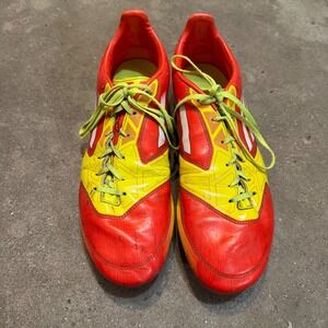 Vintage Adidas F50 TRX‎ Adizero Soccer Cleats Mens 12 Orange Yellow V24790 FG